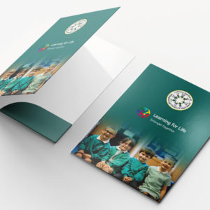 school folder design & print